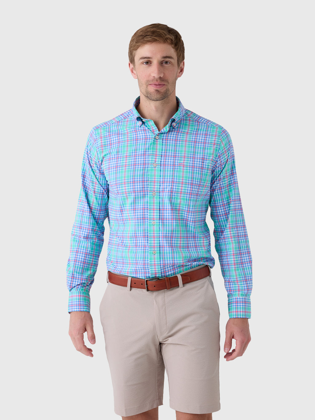Southern Tide Men's Ocean Isle Coastal Breeze® Sport Shirt - Saint Bernard
