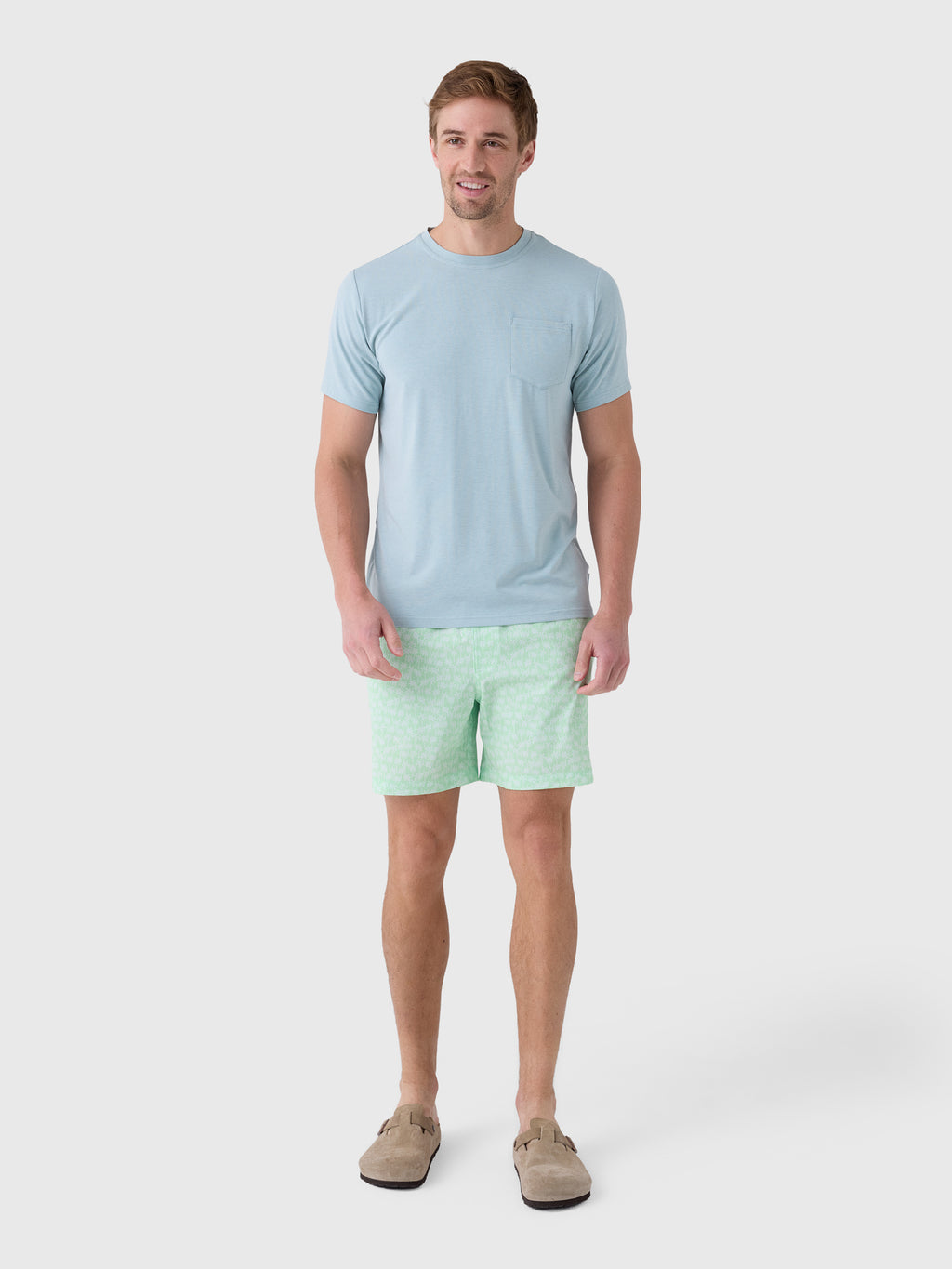 Southern Tide Men's Palmy Vibes Maritime Swim Trunk - Saint Bernard