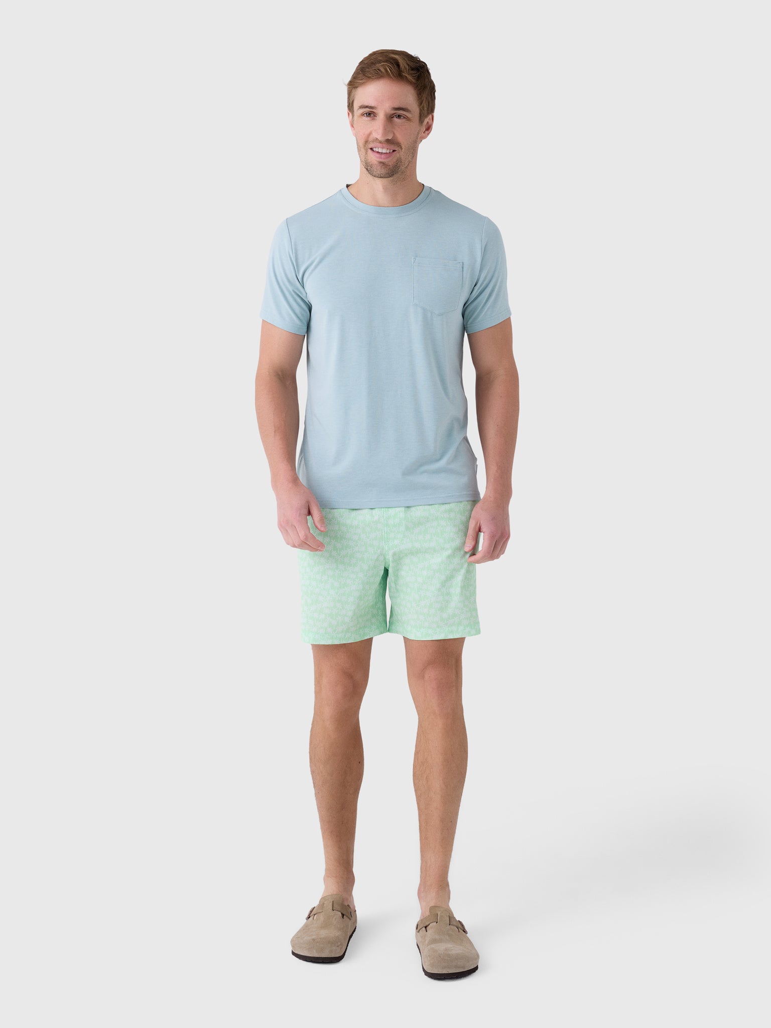 Southern Tide Men's Palmy Vibes Maritime Swim Trunk - Saint Bernard