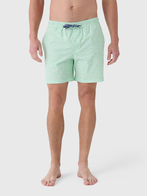 Southern Tide Men's Palmy Vibes Maritime Swim Trunk
