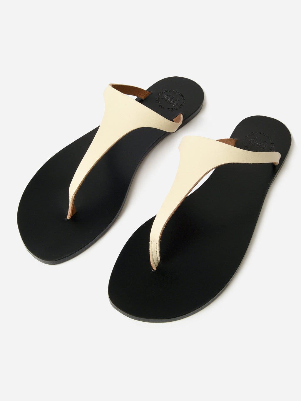 ATP Atelier Women's Pesche Flat Leather Sandal - Saint Bernard