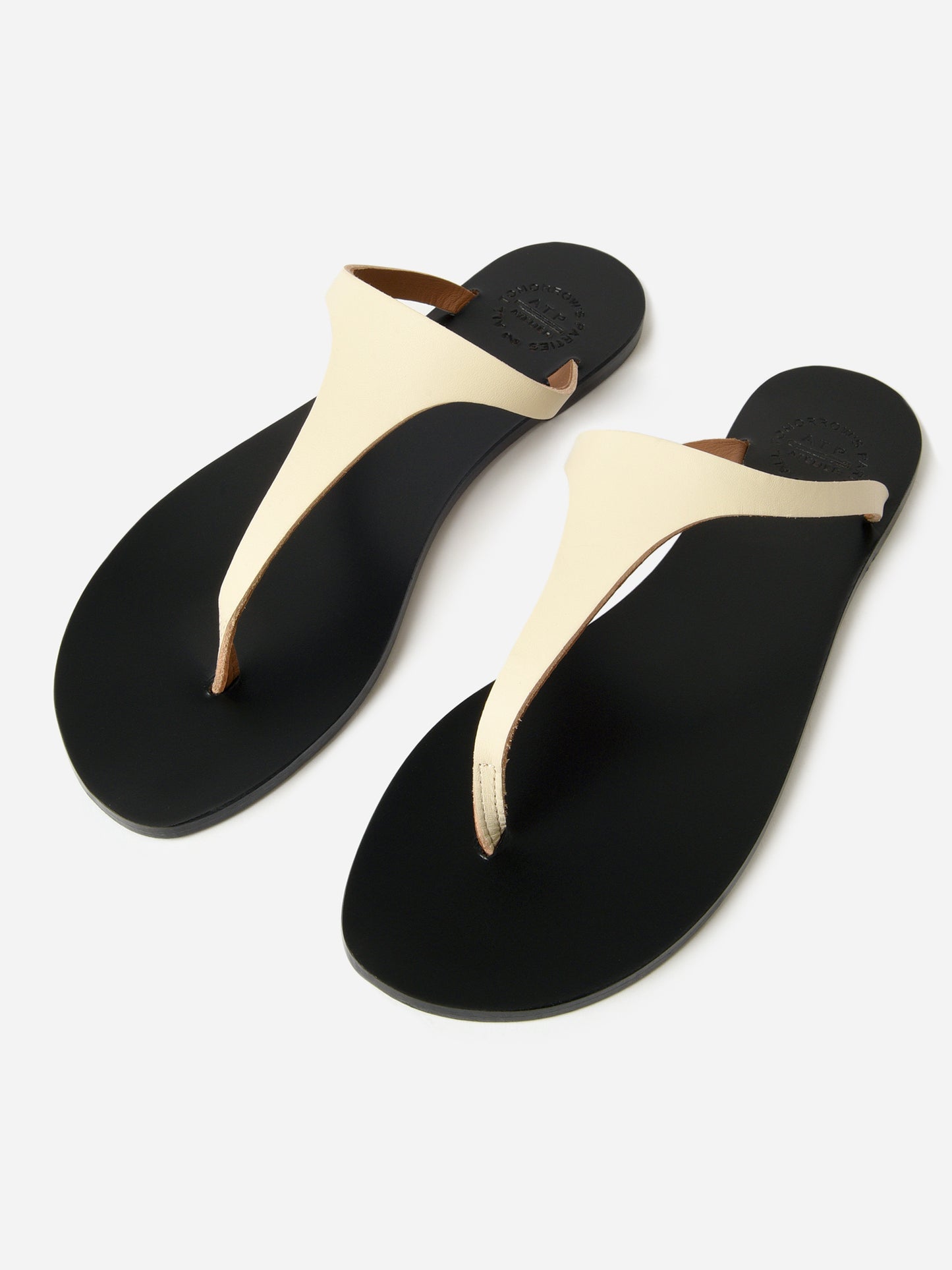 ATP Atelier Women's Pesche Flat Leather Sandal - Saint Bernard