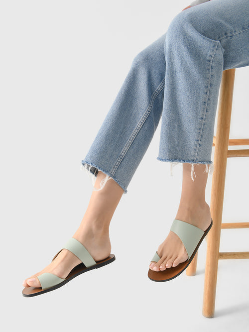 ATP Atelier Women's Centola Leather Slide Sandal