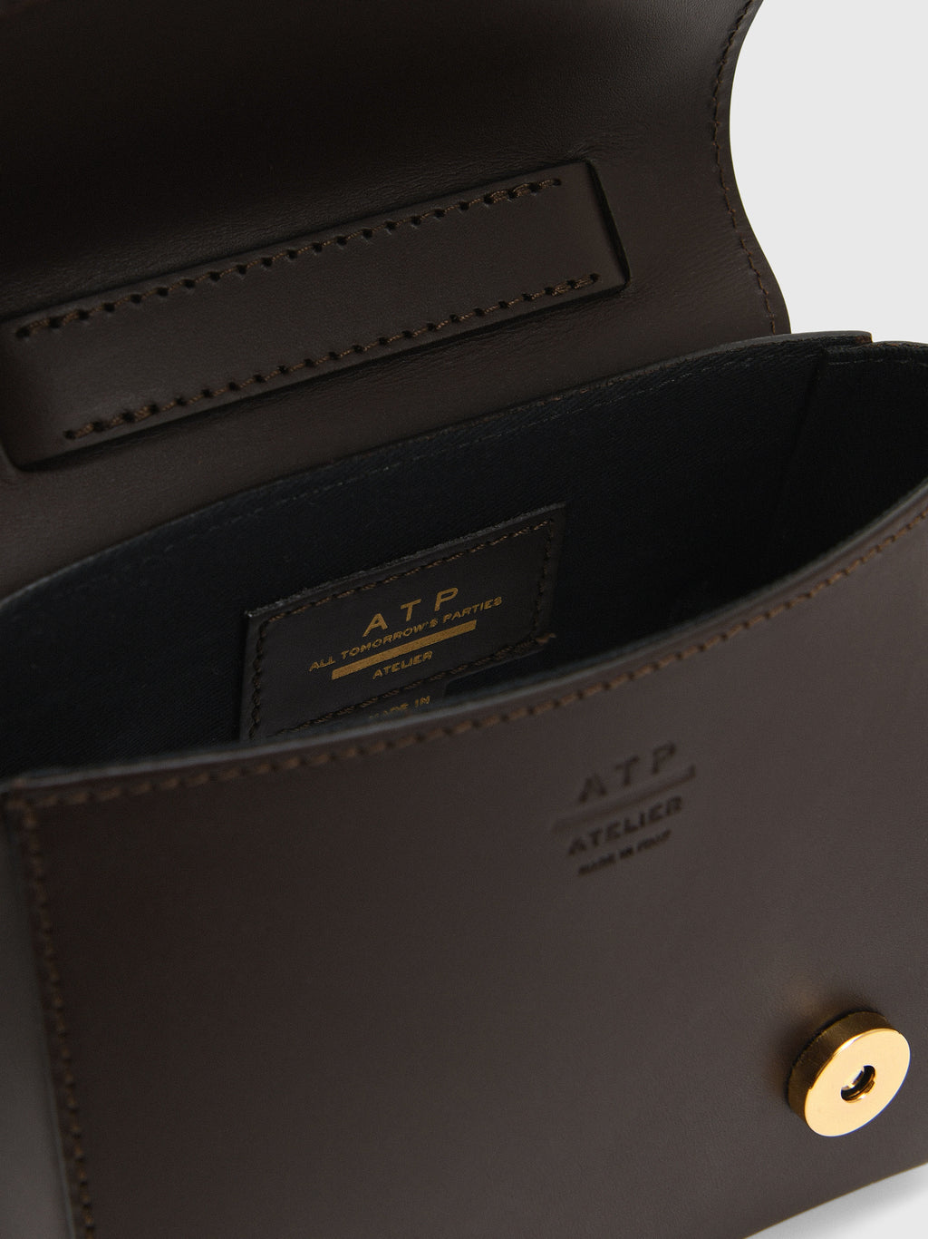 ATP Atelier Montalcino Leather Mini Handbag - Saint Bernard