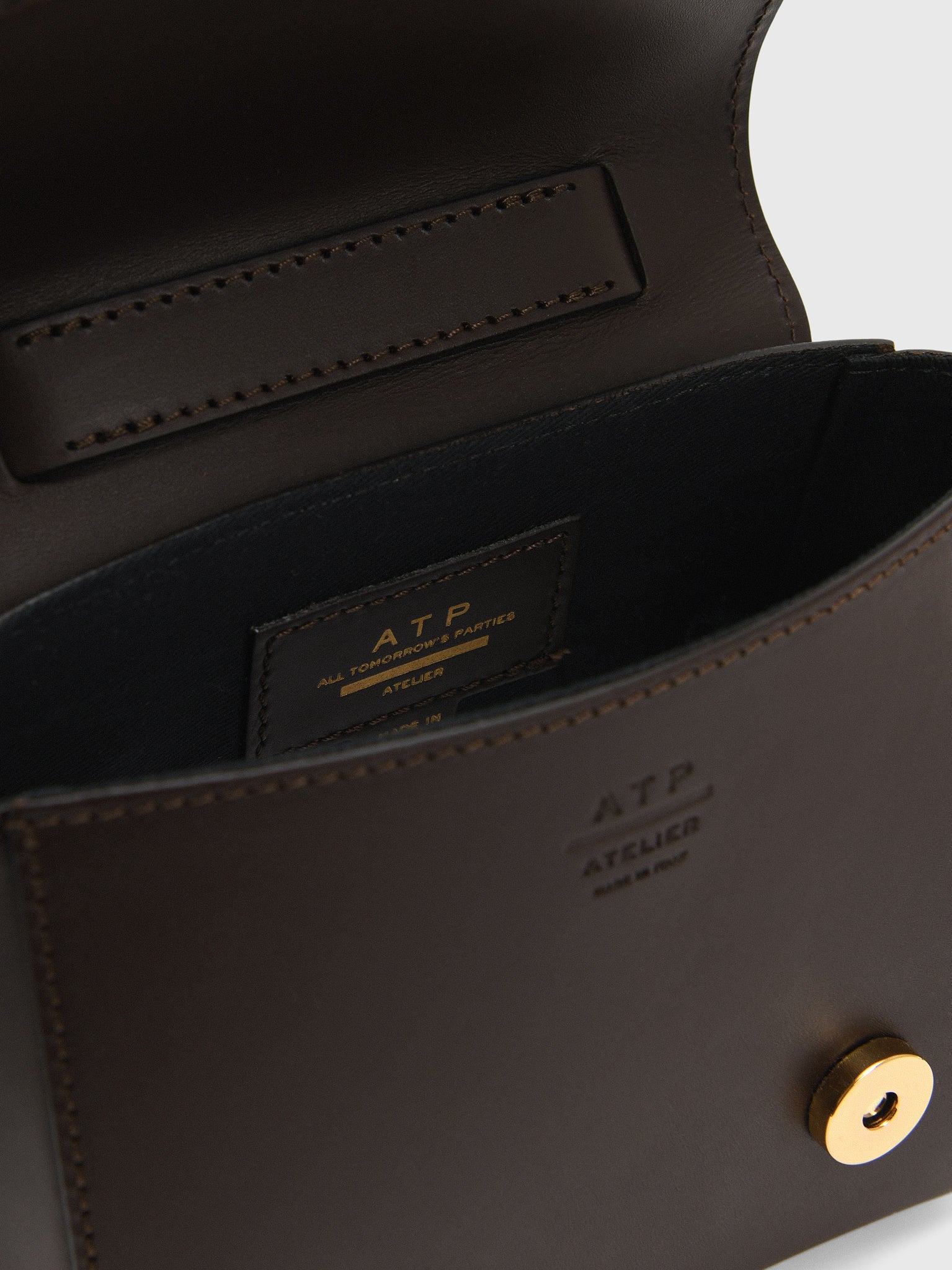 ATP Atelier Montalcino Leather Mini Handbag - Saint Bernard