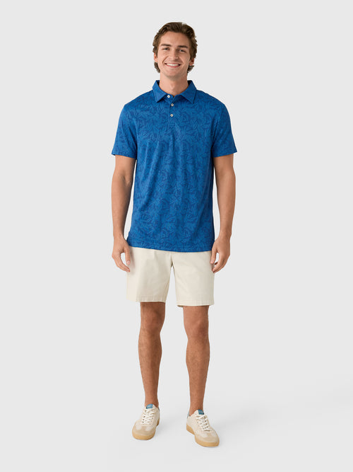 Southern Tide Men's Island Fronds Jacquard Polo