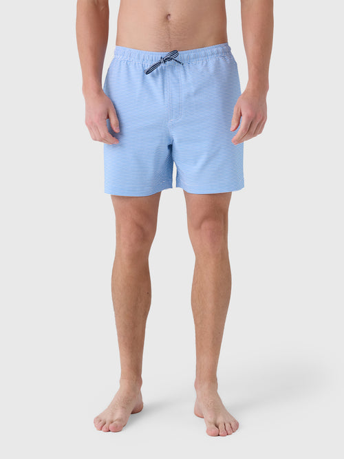 Southern Tide Men's Seersucker Stripe Maritime Swim Trunk