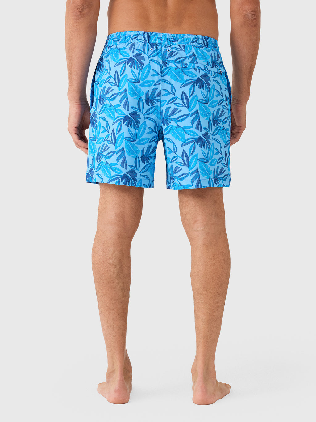 Southern Tide Men's Island Fronds Maritime Swim Trunk - Saint Bernard
