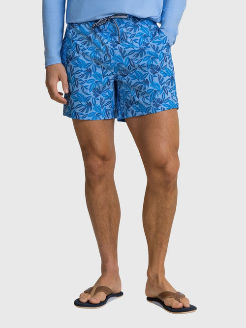 Southern Tide Men's Island Fronds Maritime Swim Trunk