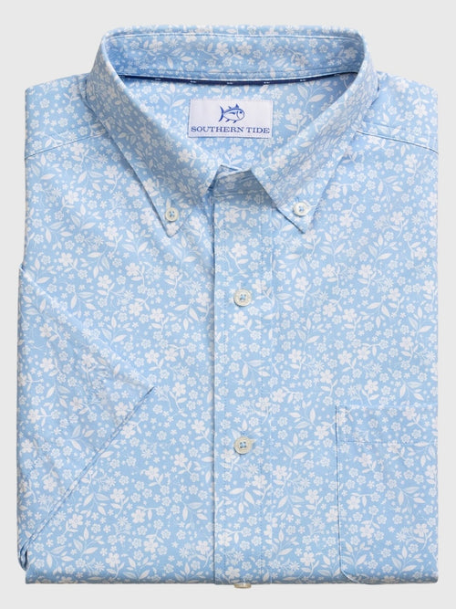 Southern Tide Men's Garden Blooms Coastal Breeze® Short Sleeve Sport Shirt