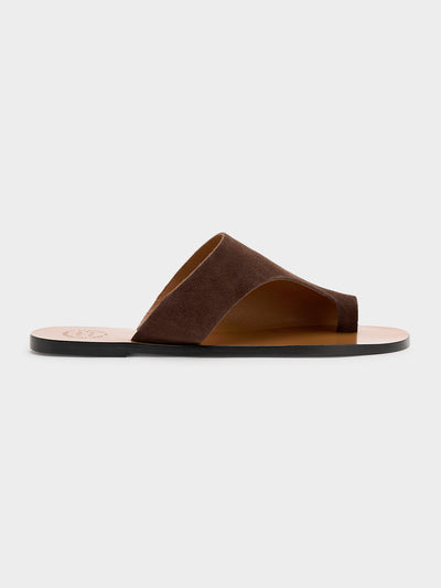 ATP Atelier Women's Rosa Suede Cutout Sandal - Saint Bernard
