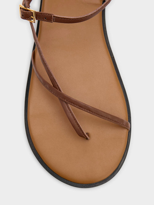 ATP Atelier Women's Capri Flat Leather Sandal