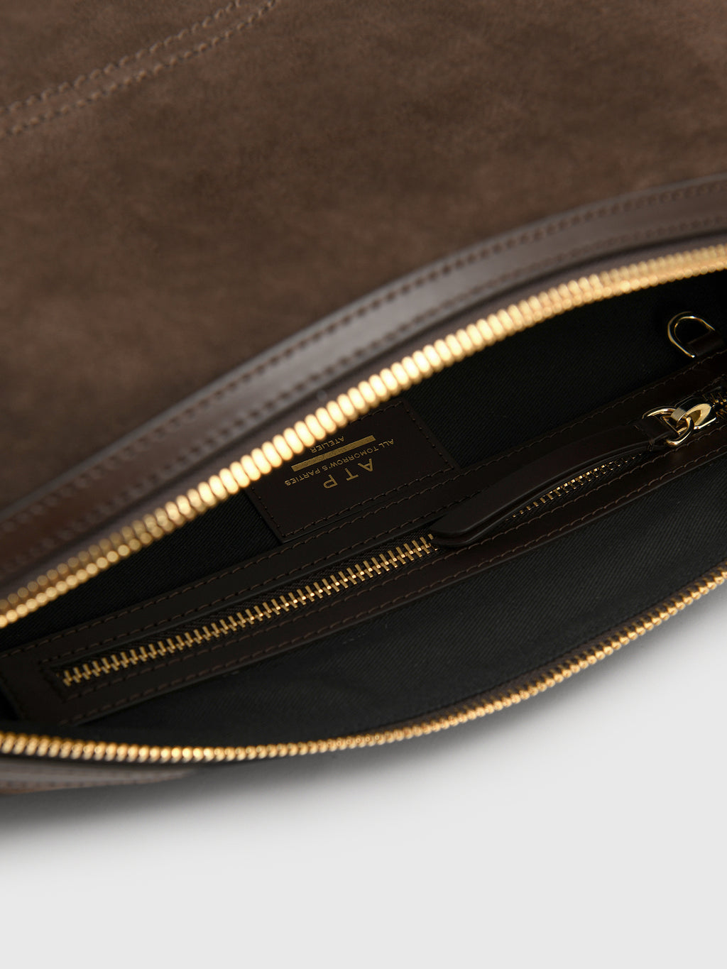 ATP Atelier Castellare Suede Shoulder Bag - Saint Bernard