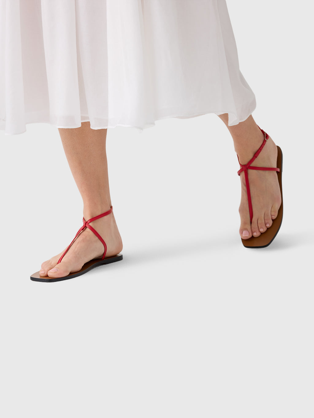 ATP Atelier Women's Alassio Nappa Flat Sandal - Saint Bernard