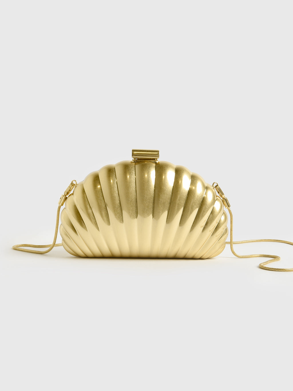 Simkhai Monet Shell Clutch - Saint Bernard