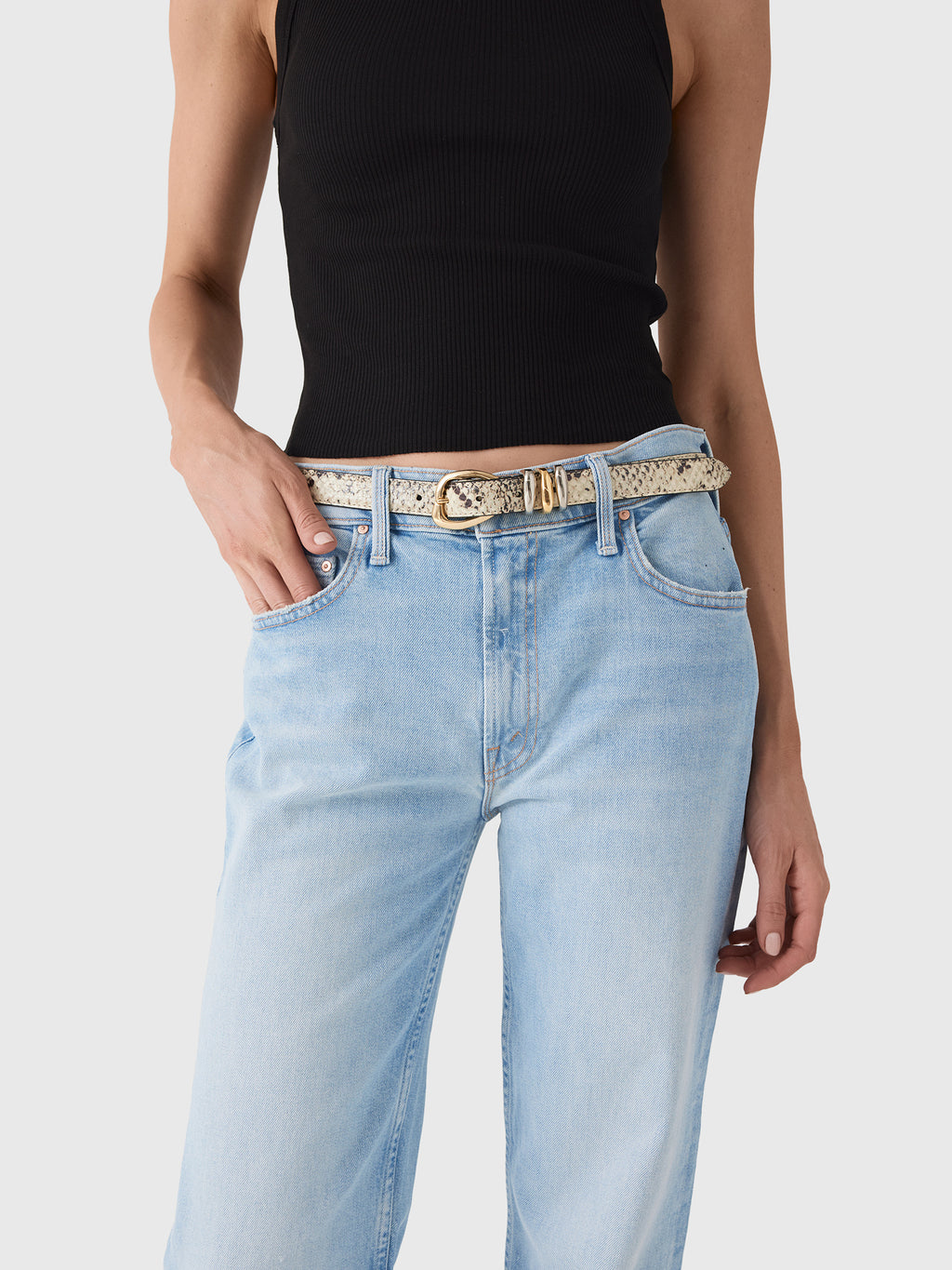 Mother Women's The Newbie Skimp Jean - Saint Bernard