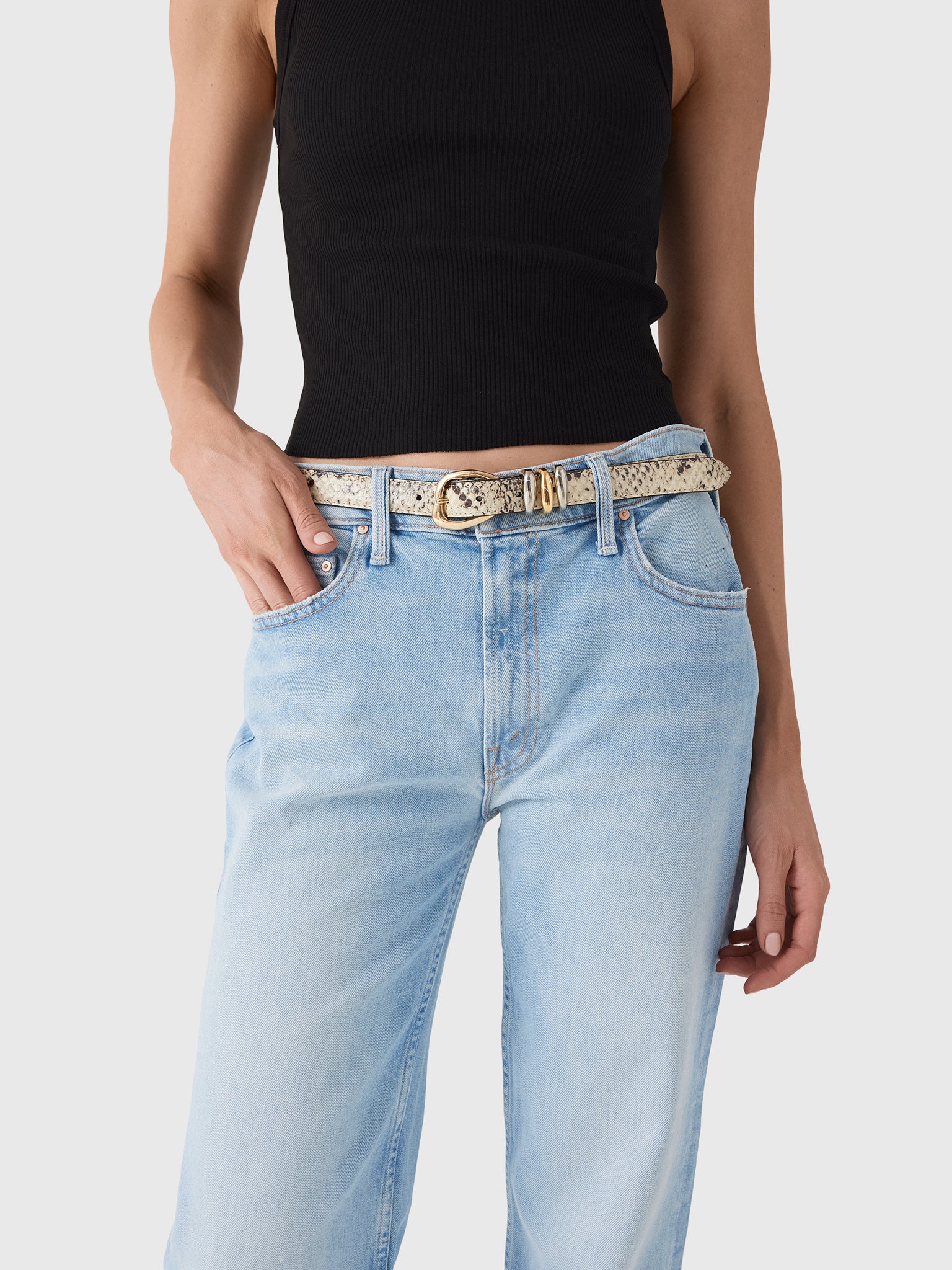 Mother Women's The Newbie Skimp Jean - Saint Bernard