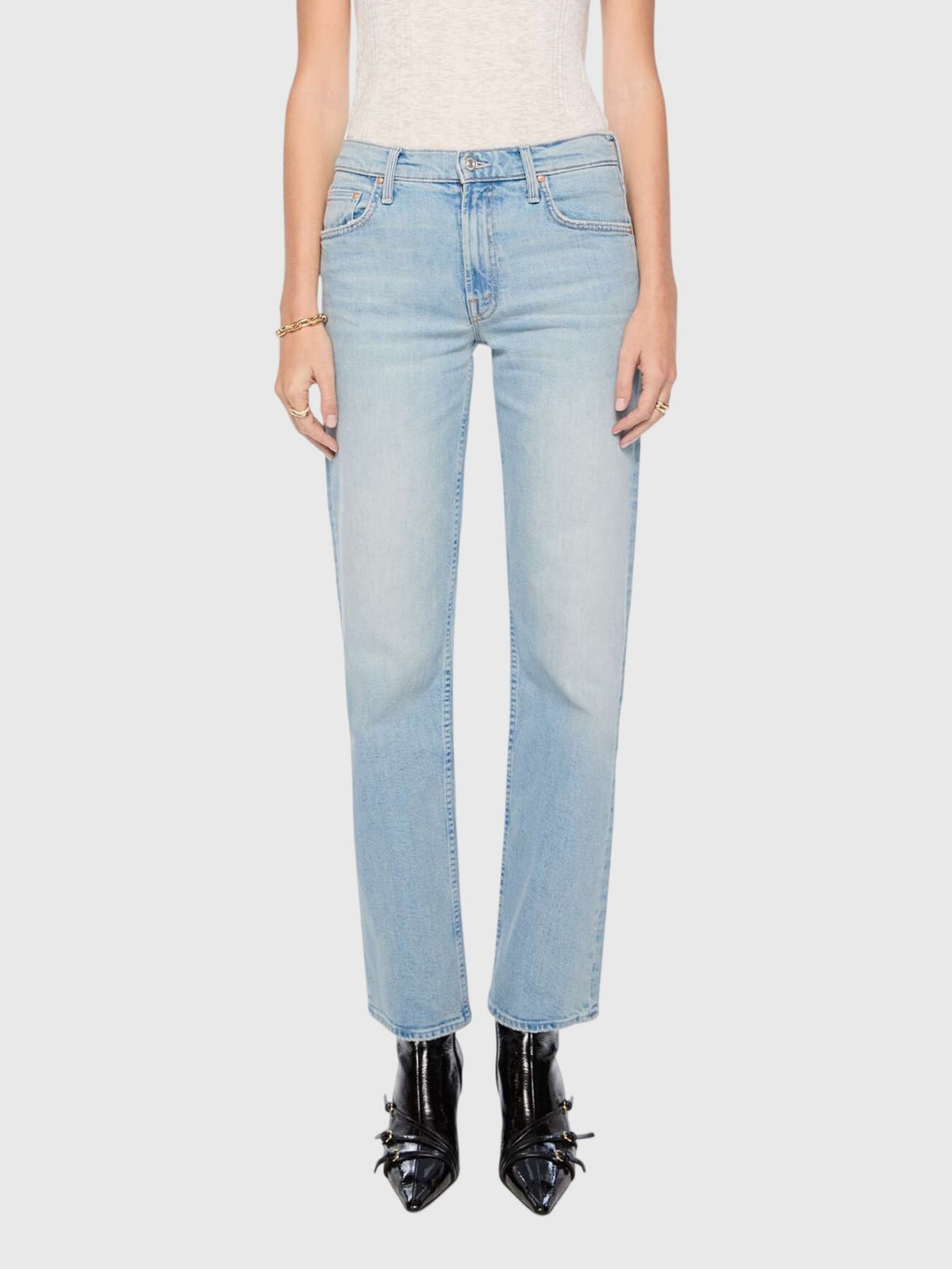 Mother Women's The Newbie Skimp Jean - Saint Bernard