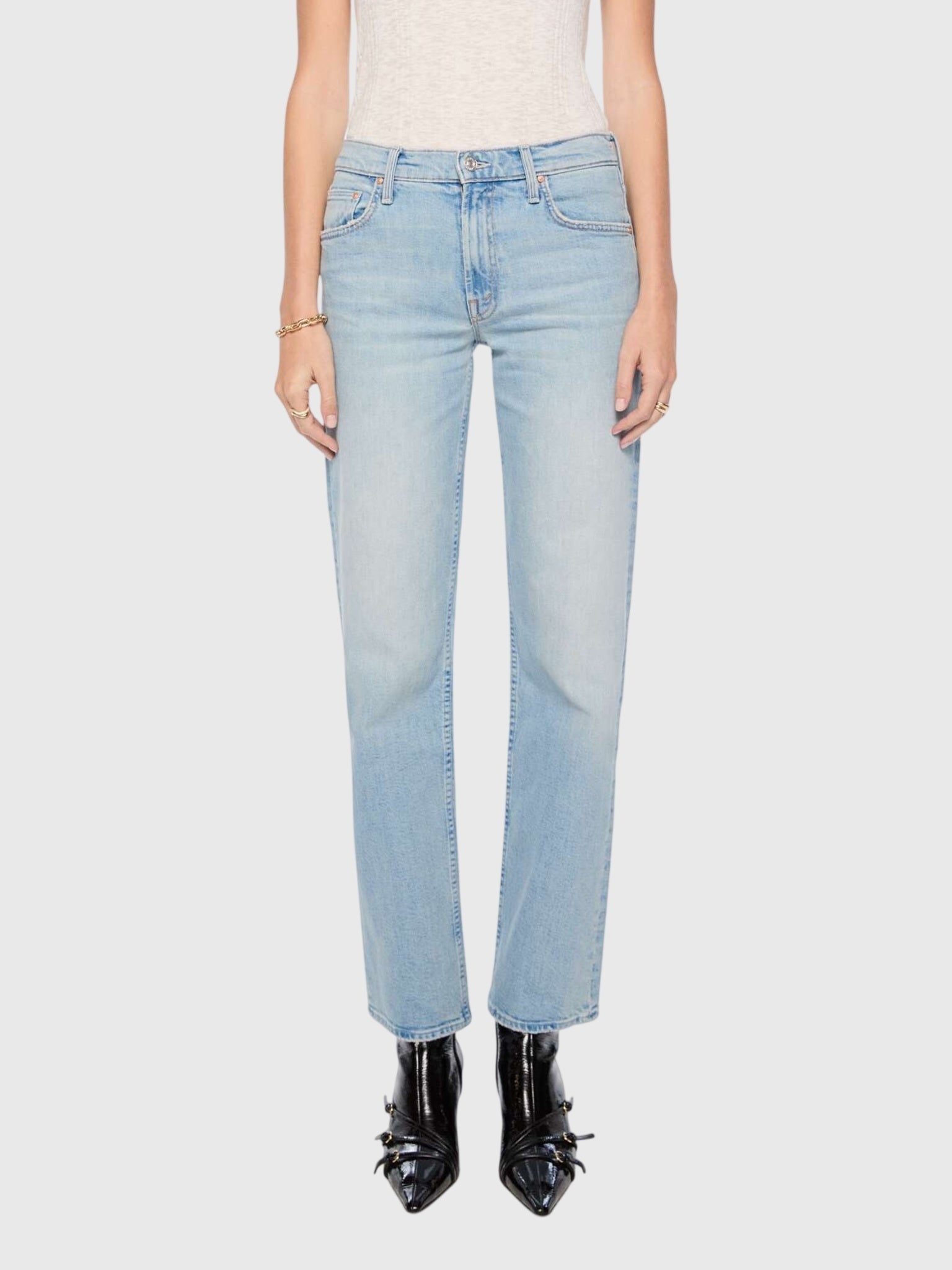 Mother Women's The Newbie Skimp Jean - Saint Bernard