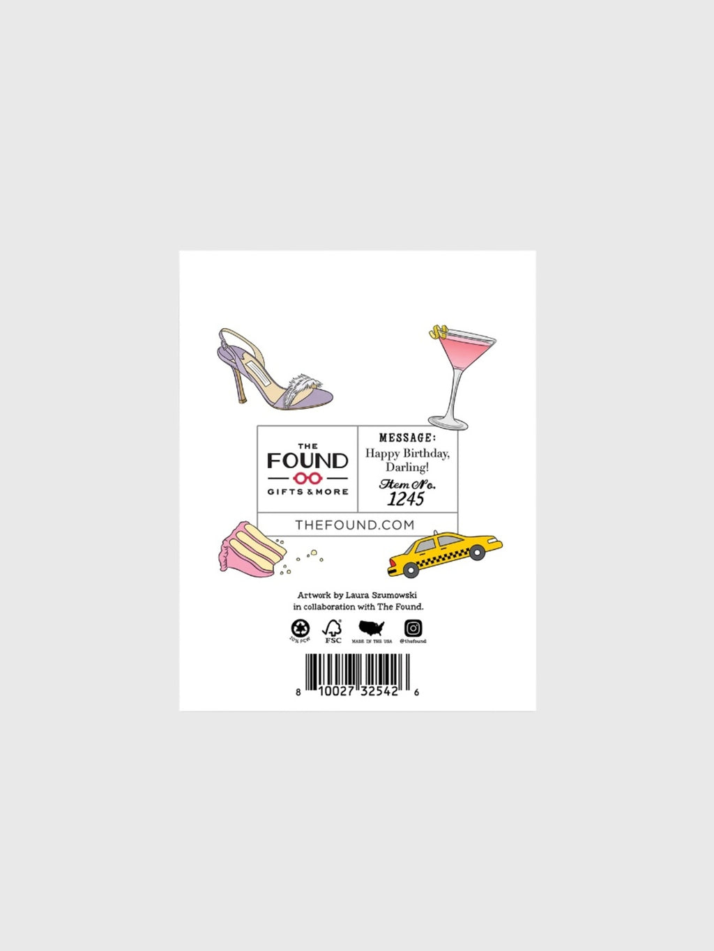 The Found Just Like That It's Time To Party Birthday Card - Saint Bernard