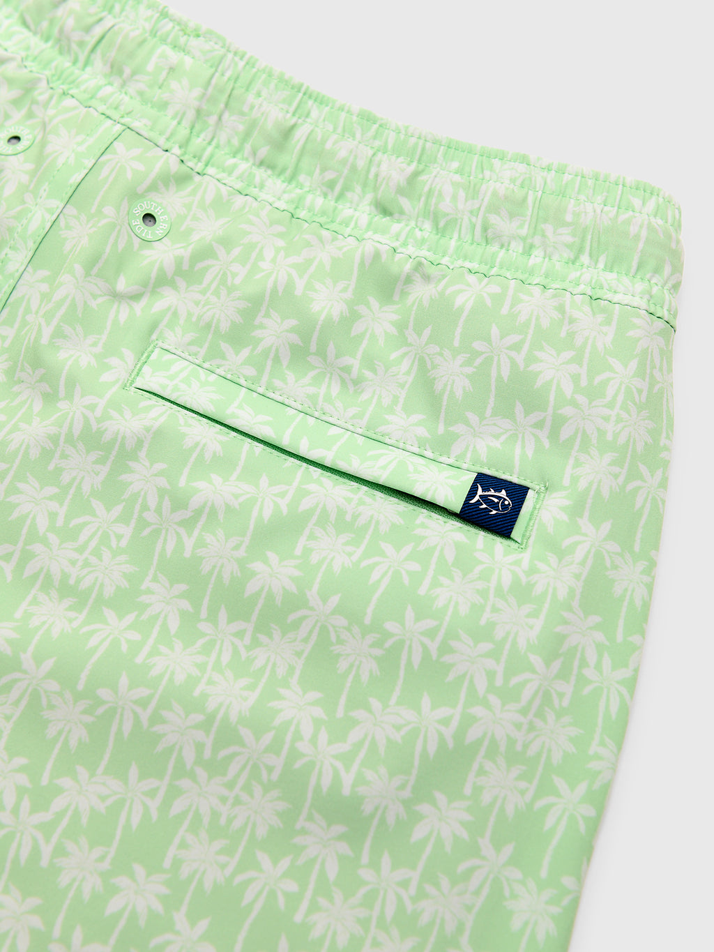 Southern Tide Boys' Palmy Vibes Maritime Swim Trunk - Saint Bernard