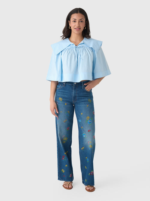 Mother Women's The Rerun Zip Sneak Jean