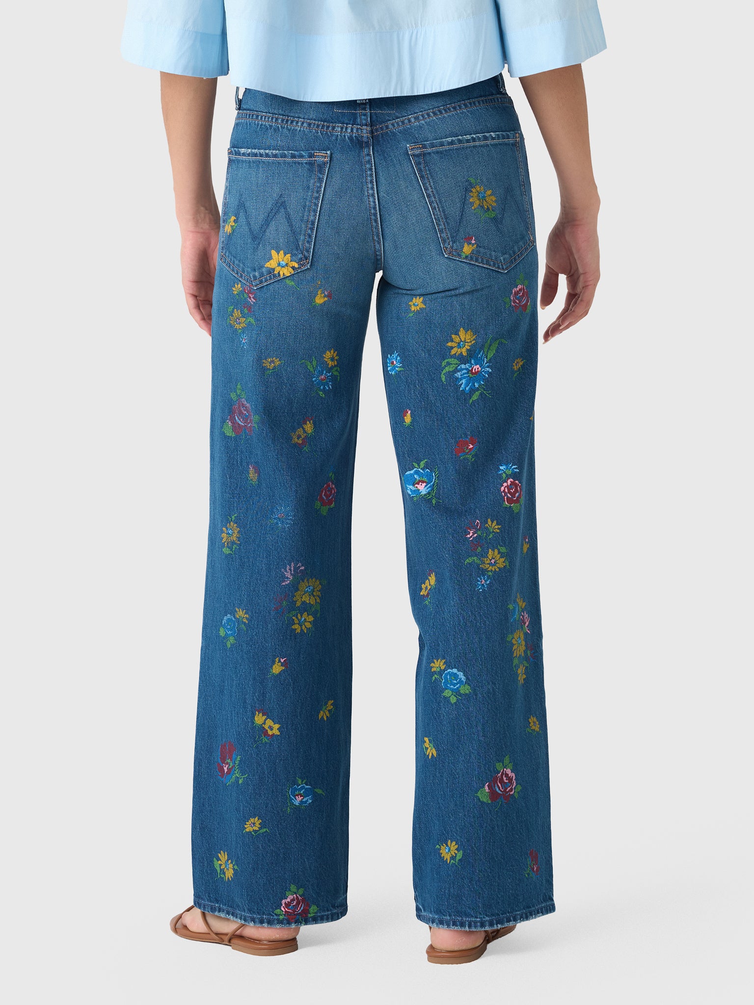 Mother Women's The Rerun Zip Sneak Jean - Saint Bernard