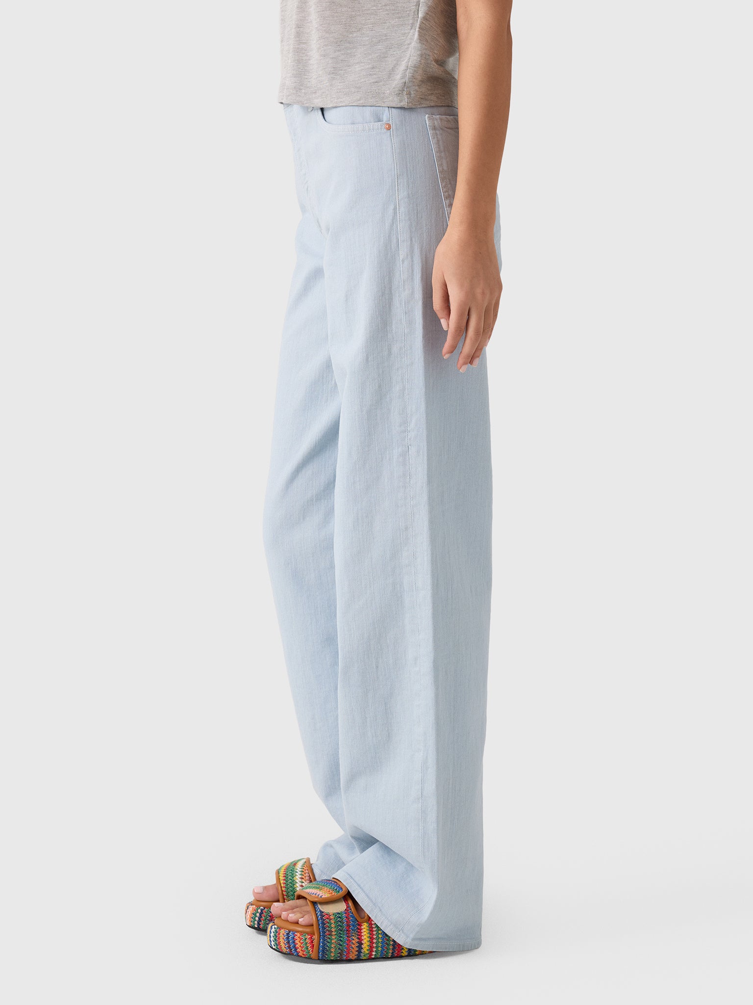Mother Women's The Rerun Zip Sneak Jean - Saint Bernard