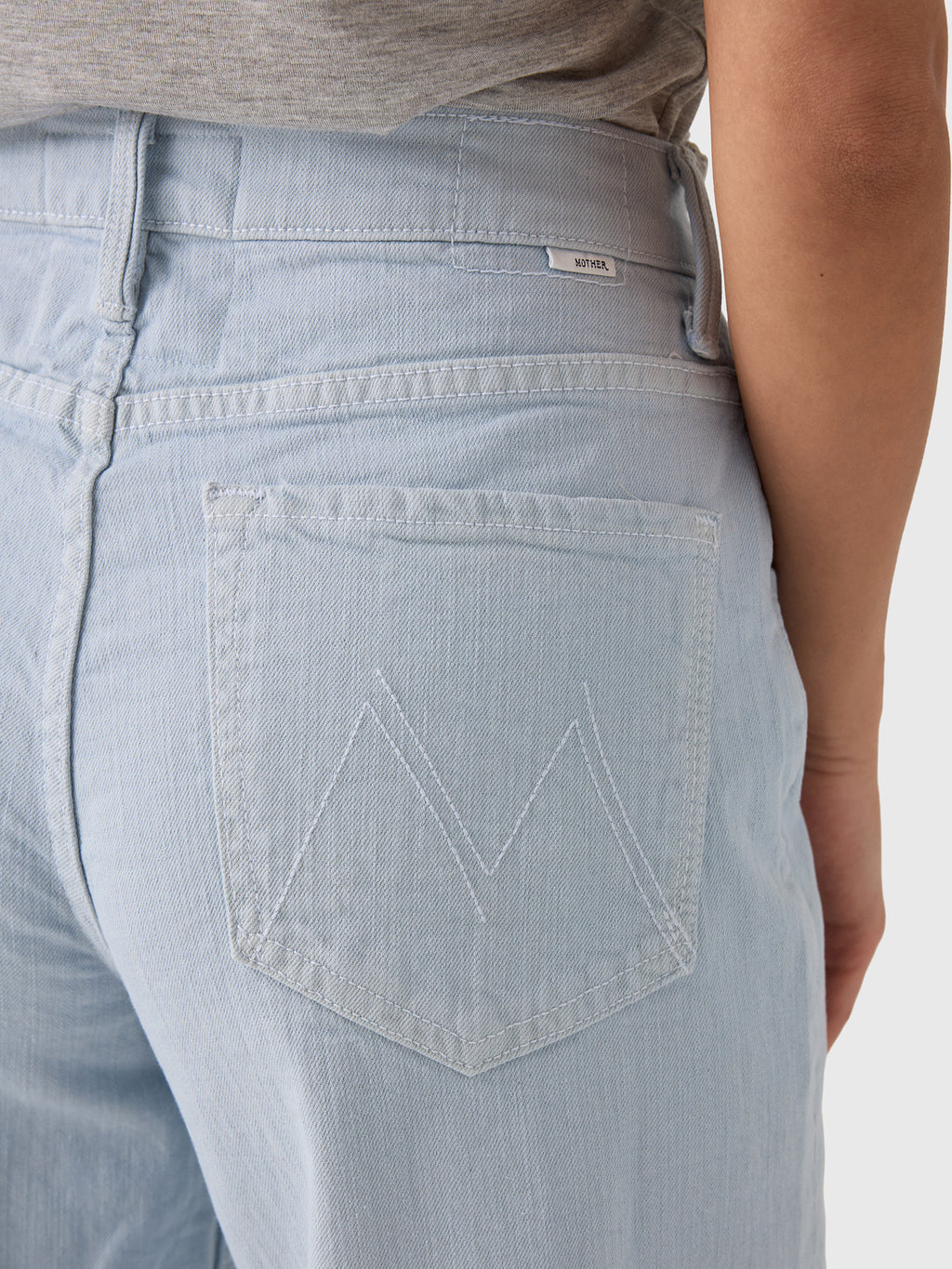 Mother Women's The Rerun Zip Sneak Jean - Saint Bernard