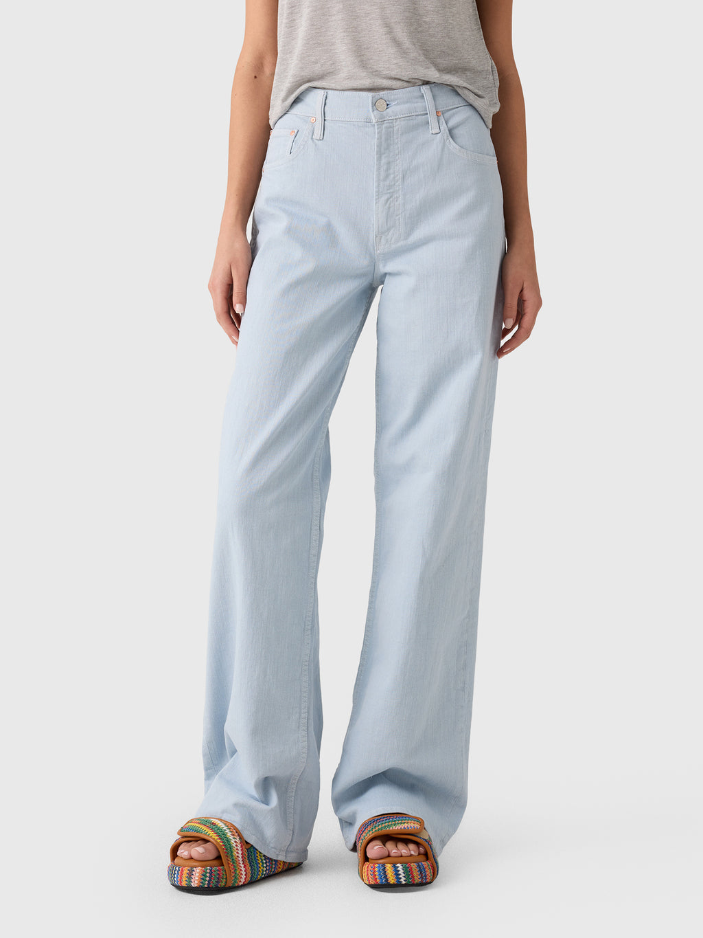 Mother Women's The Rerun Zip Sneak Jean - Saint Bernard