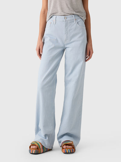Mother Women's The Rerun Zip Sneak Jean - Saint Bernard