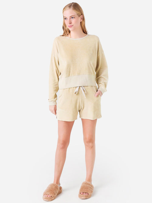 Stark X Women's Velour Cropped Sweatshirt