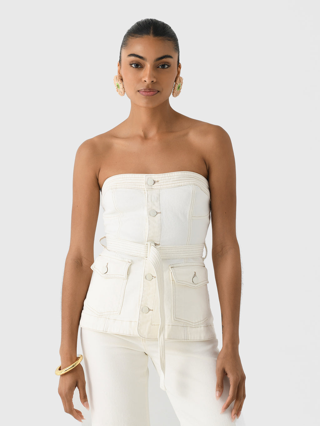 Simkhai Women's Cyan Top - Saint Bernard