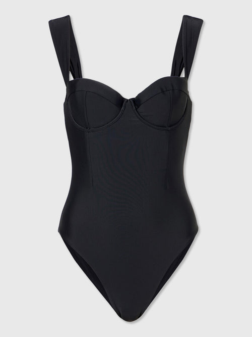 Simkhai Women's Kyle Bustier One-Piece Swimsuit - Saint Bernard