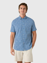 Southern Tide Men's Island Infusion Coastal Breeze Short Sleeve Sport Shirt - Saint Bernard