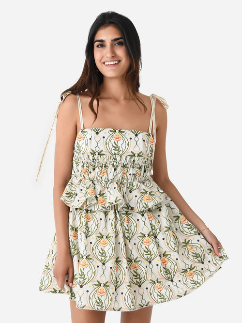 Agua By Agua Bendita Women's Salvador Lunar Mini Dress