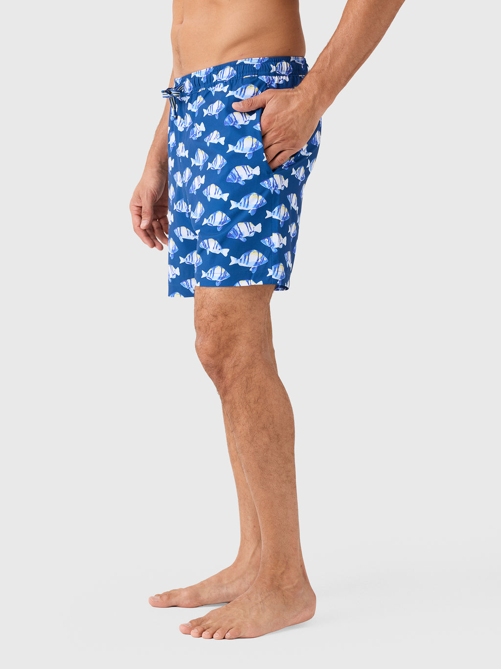 Southern Tide Men's Feeling Fintastic Maritime Swim Trunk - Saint Bernard