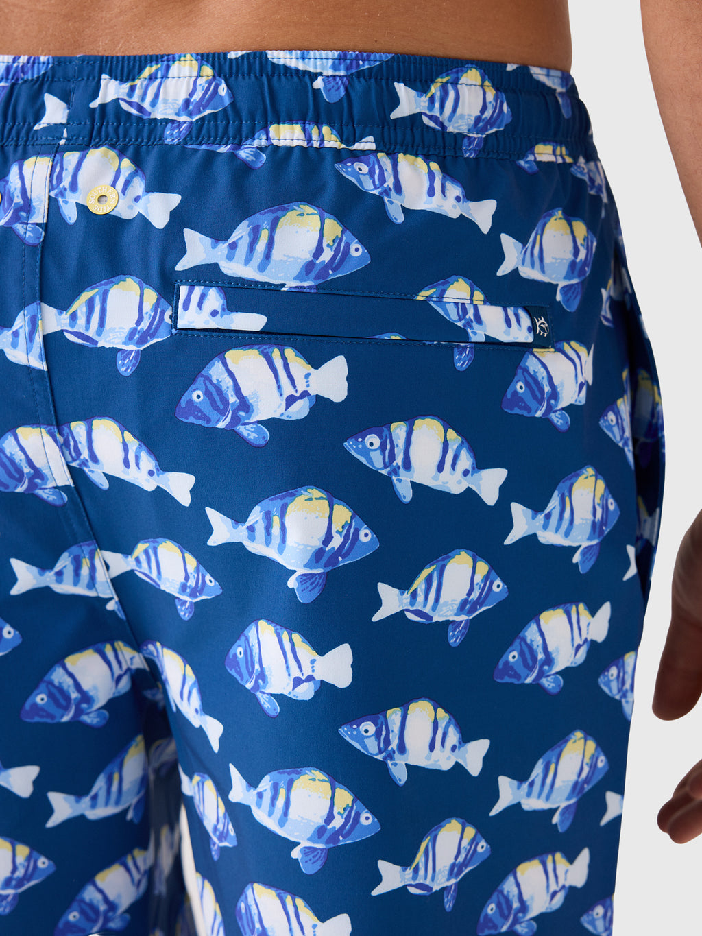 Southern Tide Men's Feeling Fintastic Maritime Swim Trunk - Saint Bernard