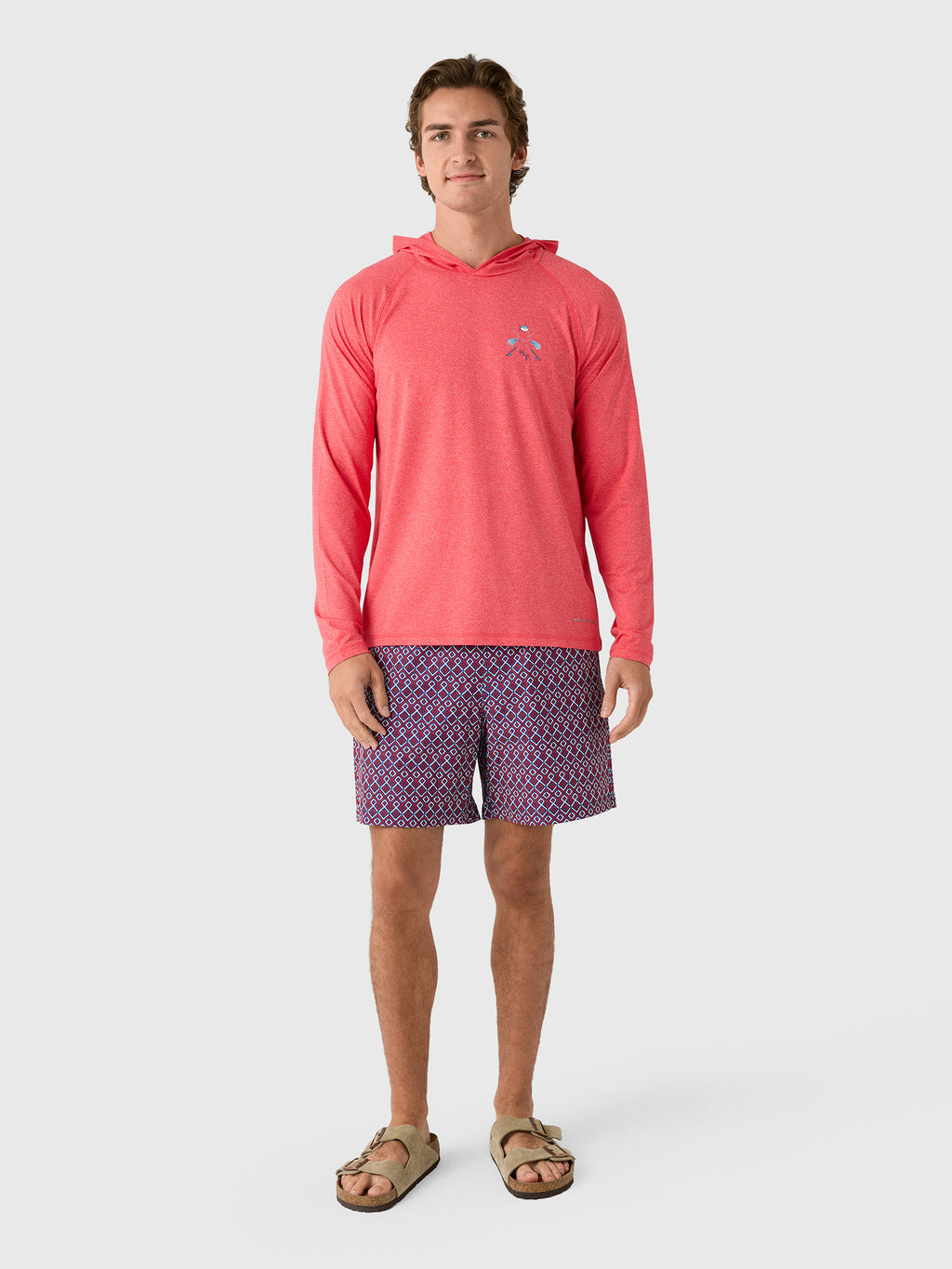 Southern Tide Men's Marine Mirage Maritime Swim Trunk - Saint Bernard