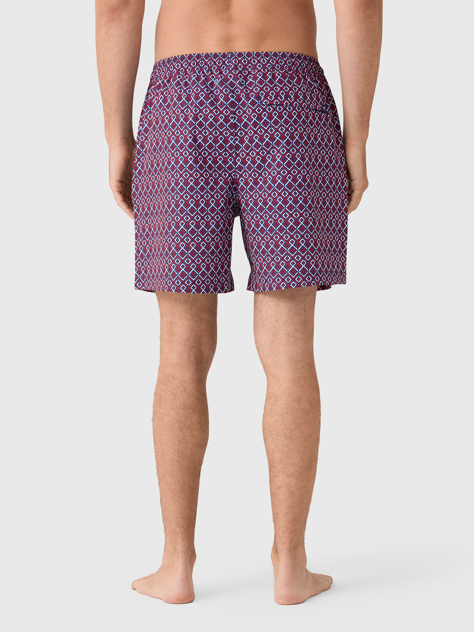 Southern Tide Men's Marine Mirage Maritime Swim Trunk - Saint Bernard