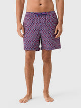 Southern Tide Men's Marine Mirage Maritime Swim Trunk - Saint Bernard