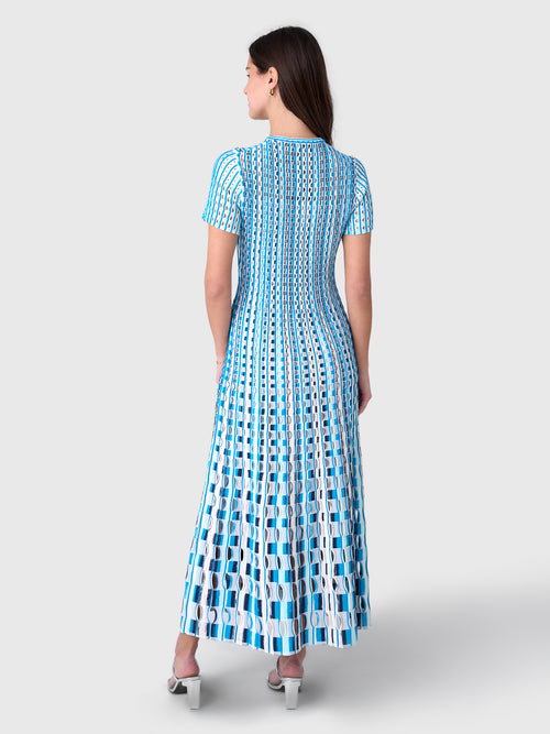 Simkhai Women's Zaida Eyelet Knit Midi Dress