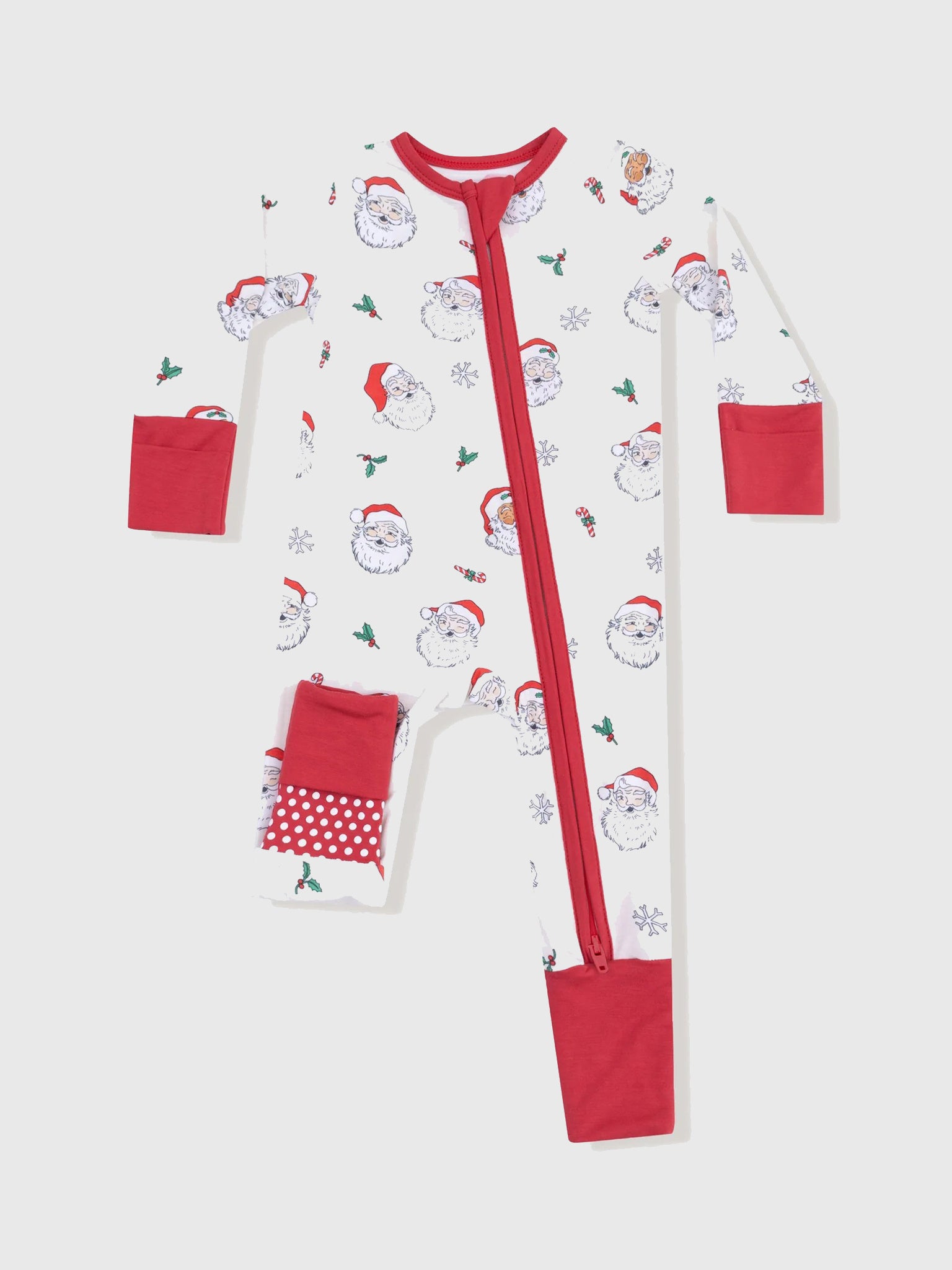Angel Dear Baby Vintage Santas Convertible Romper