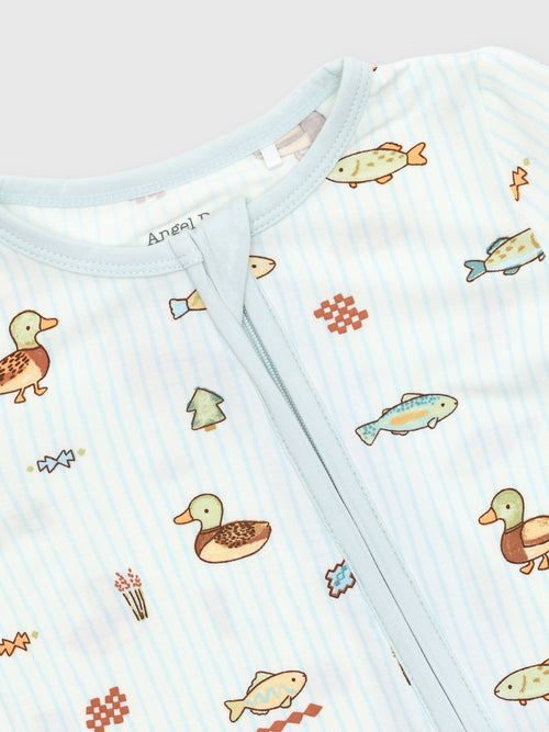 Angel Dear Baby Lake Cuties Convertible Romper - Saint Bernard