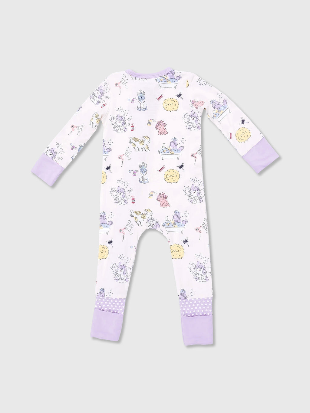 Angel Dear Baby Girls' Spa Dogs Convertible Romper