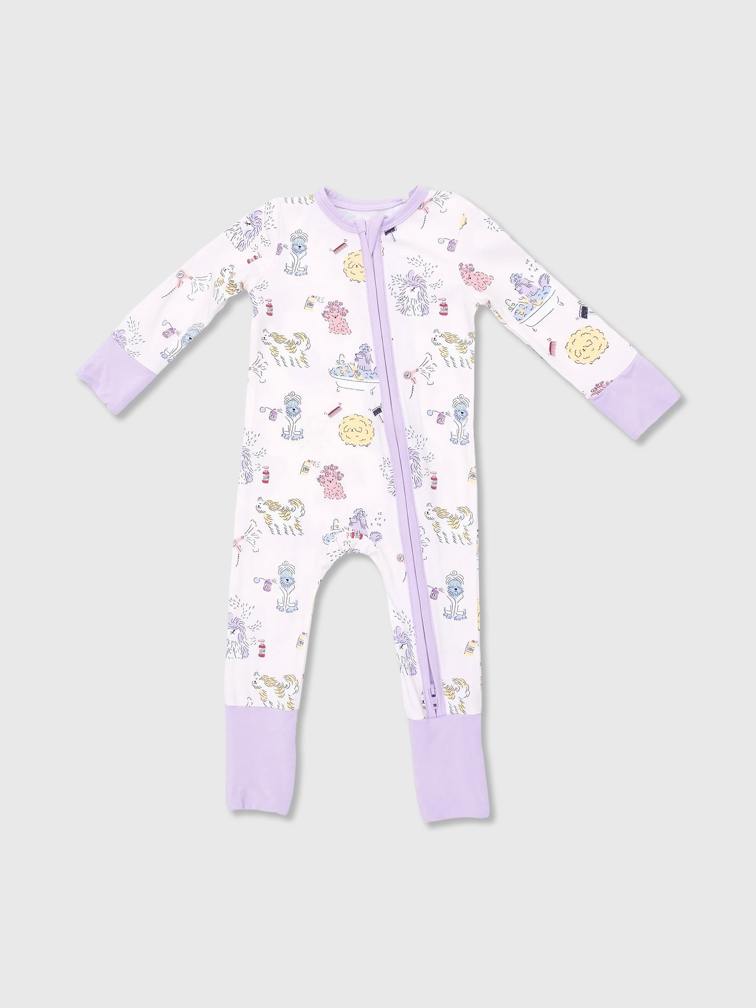 Angel Dear Baby Girls' Spa Dogs Convertible Romper