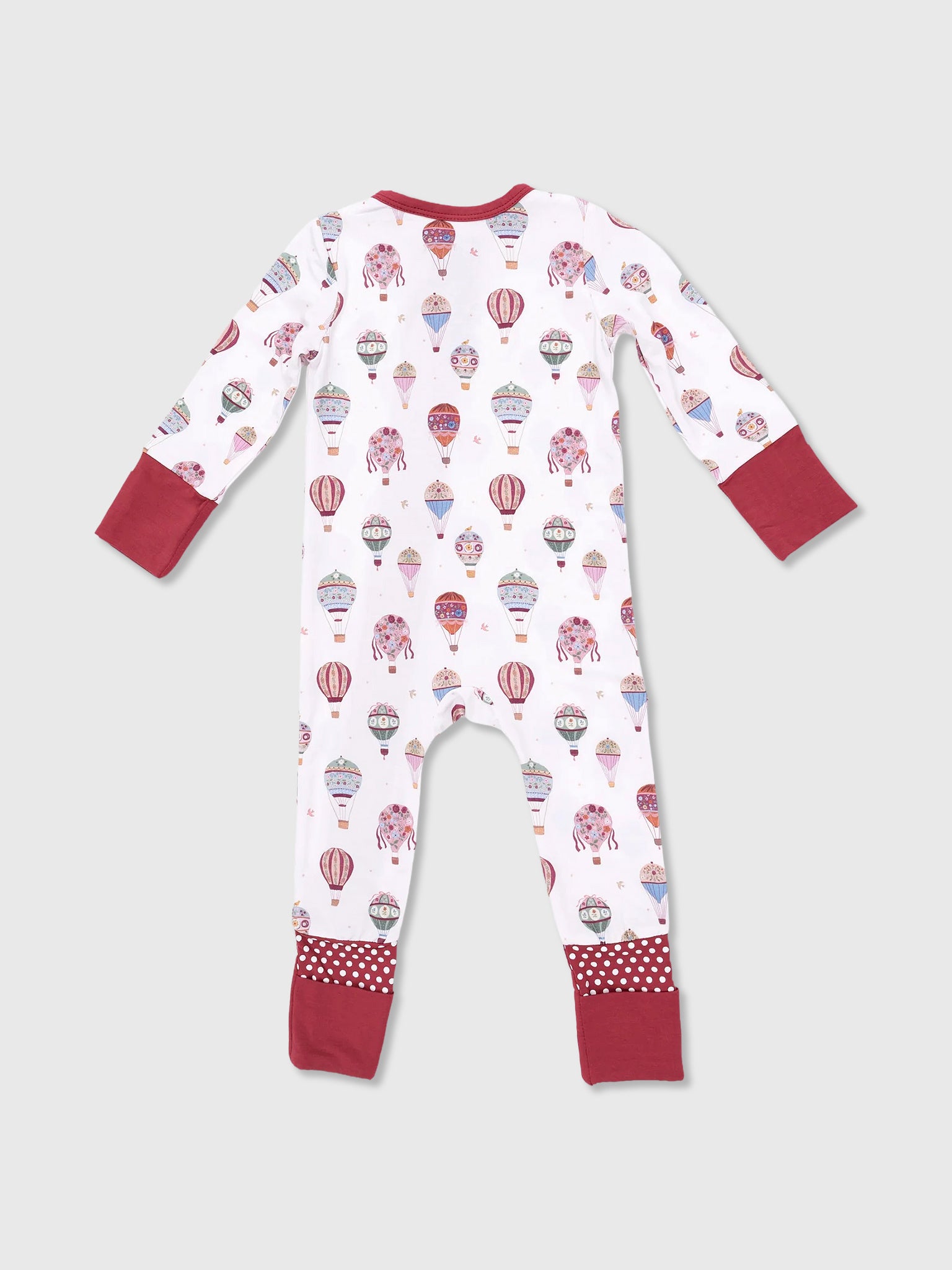 Angel Dear Baby Girls' Hot Air Balloon Convertible Romper