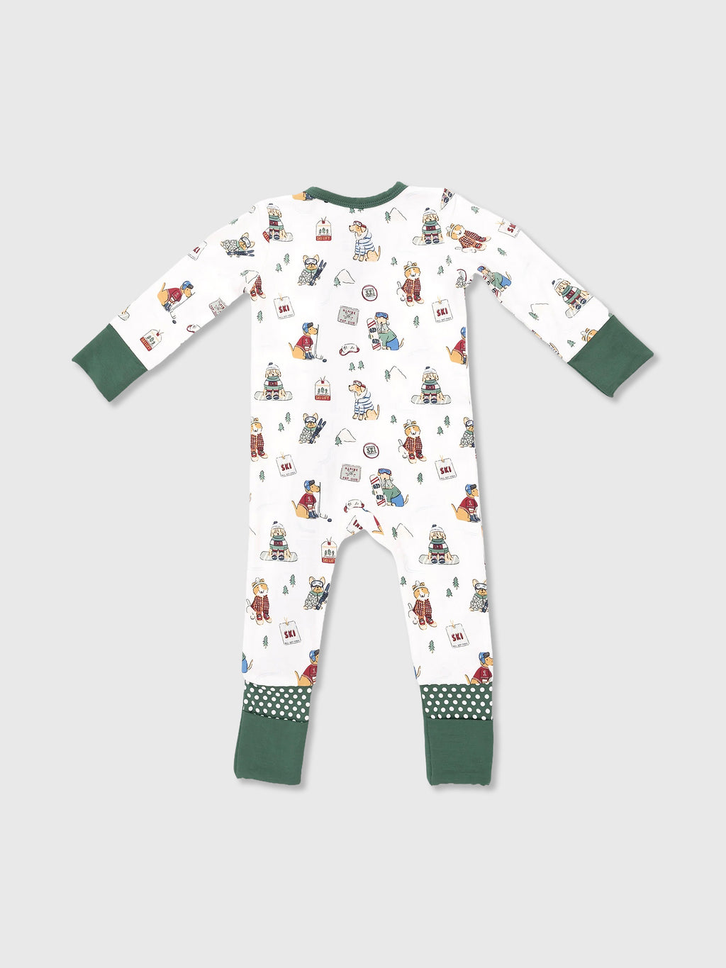Angel Dear Baby Boys' Winter Sports Dogs Convertible Romper