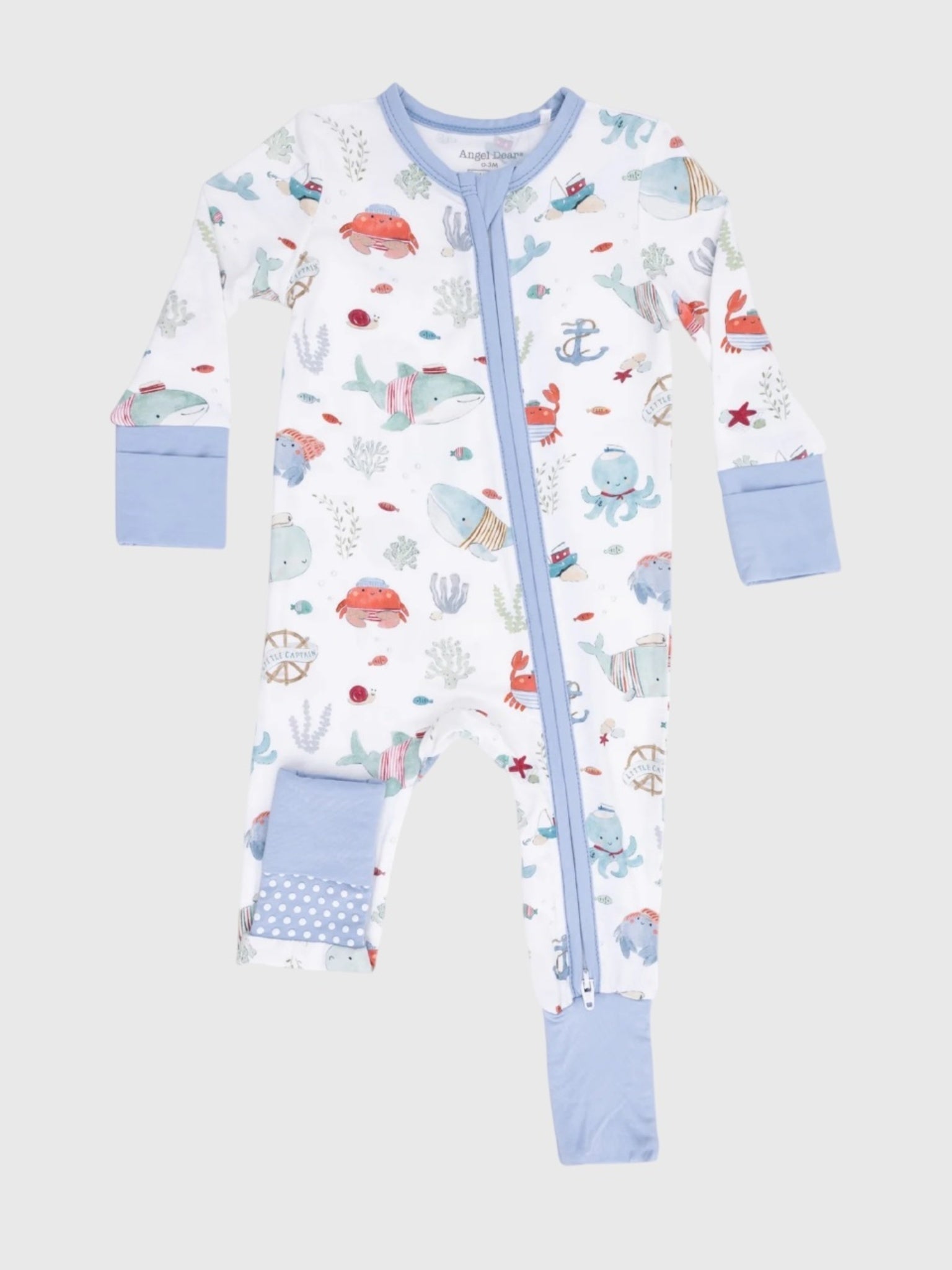 Angel Dear Baby Boys' Convertible Romper - Saint Bernard