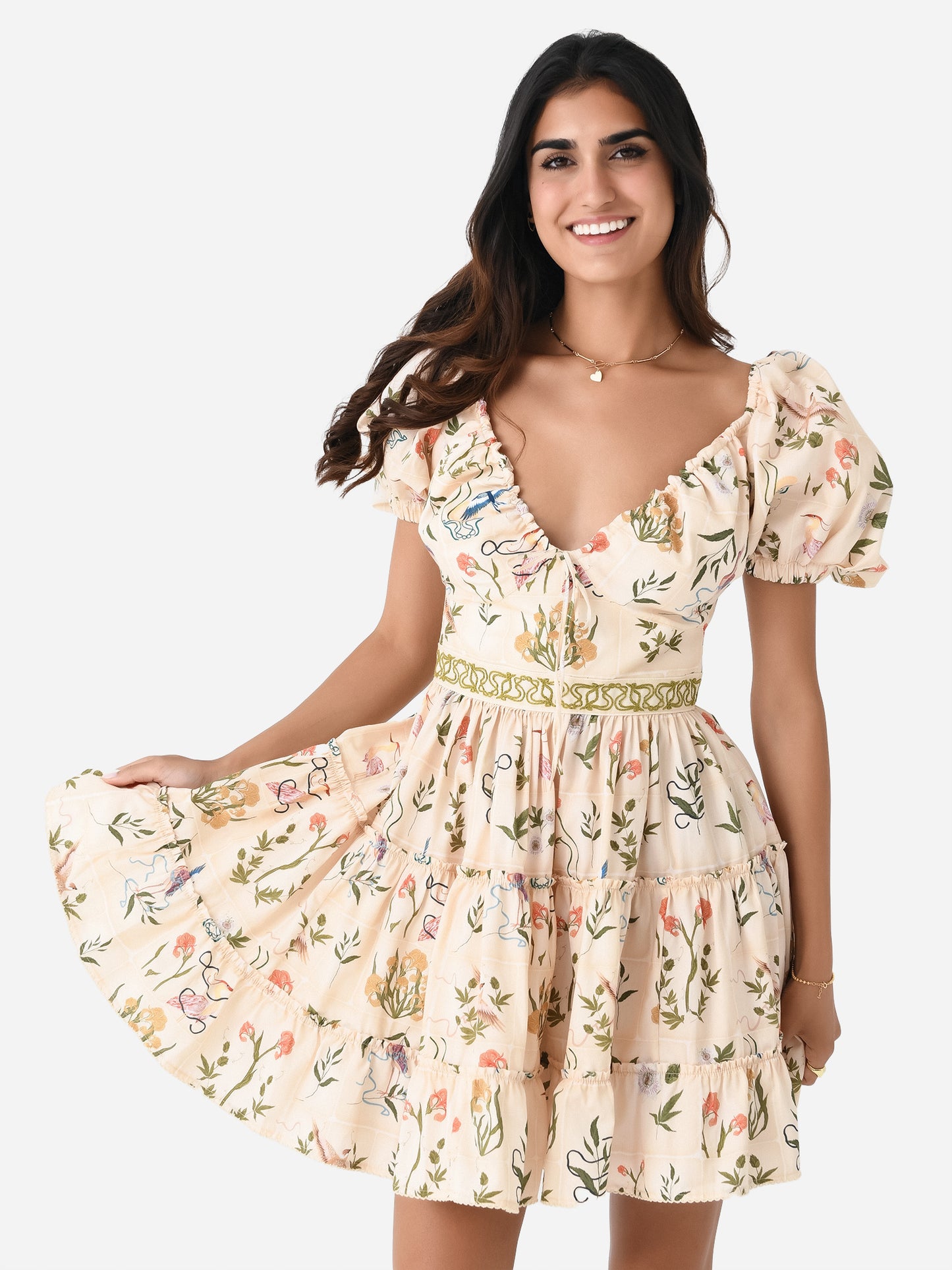 Agua By Agua Bendita Women's Manzanilla Paraiso Mini Dress - Saint Bernard